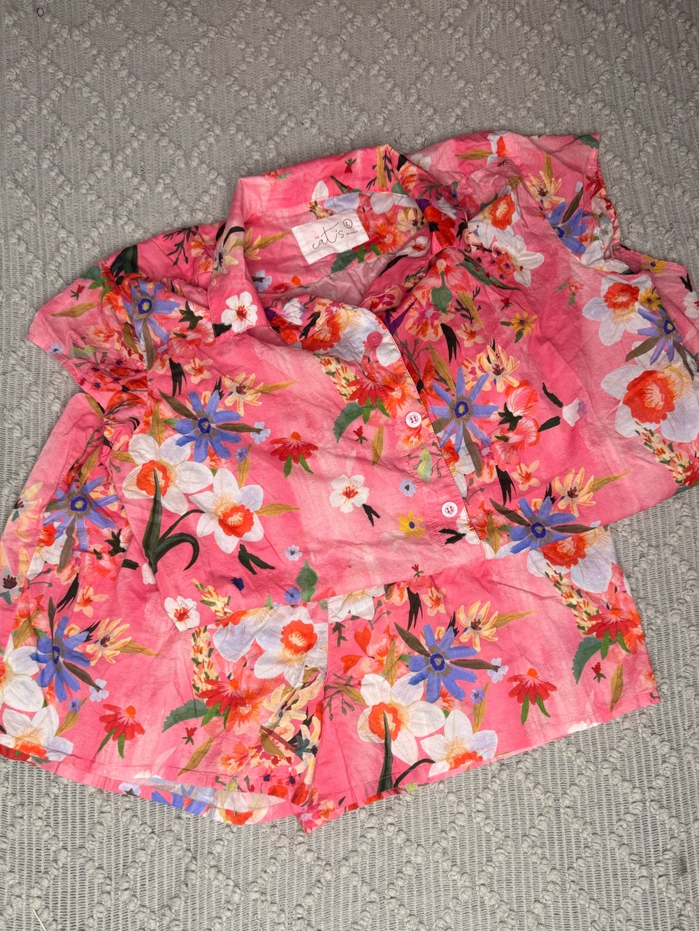 NWOT The Cat’S Pajamas Floral Short Set